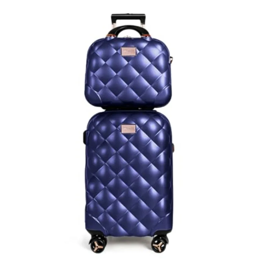 Expandable Hard Shell Luggage Set - 2 Parçalı Set, 14/20 inç Seyahat