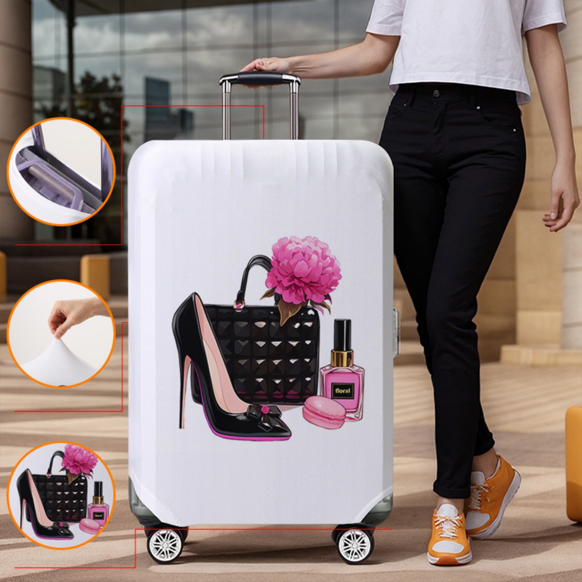 Bagaj Kapağı Koruyucu Elastik  - Waterproof Suitcase Cover Protector incelemesi ve fiyatı