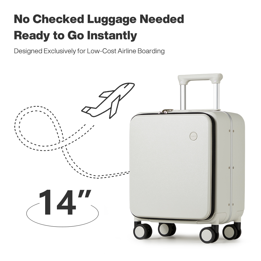 Mixi 14 İnç, Koltuk Altına Sığ - Aluminum Frame Carry On Luggage incelemesi ve fiyatı