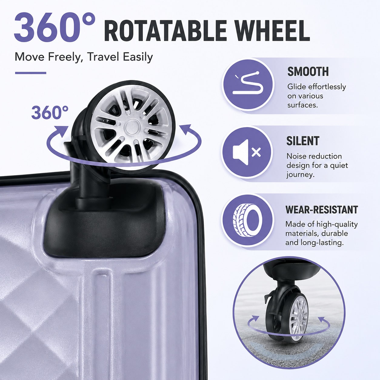 2 Adet El Bagajı Seti, 20 İnç  - Cabin Size Lightweight Travel Trolley incelemesi ve fiyatı