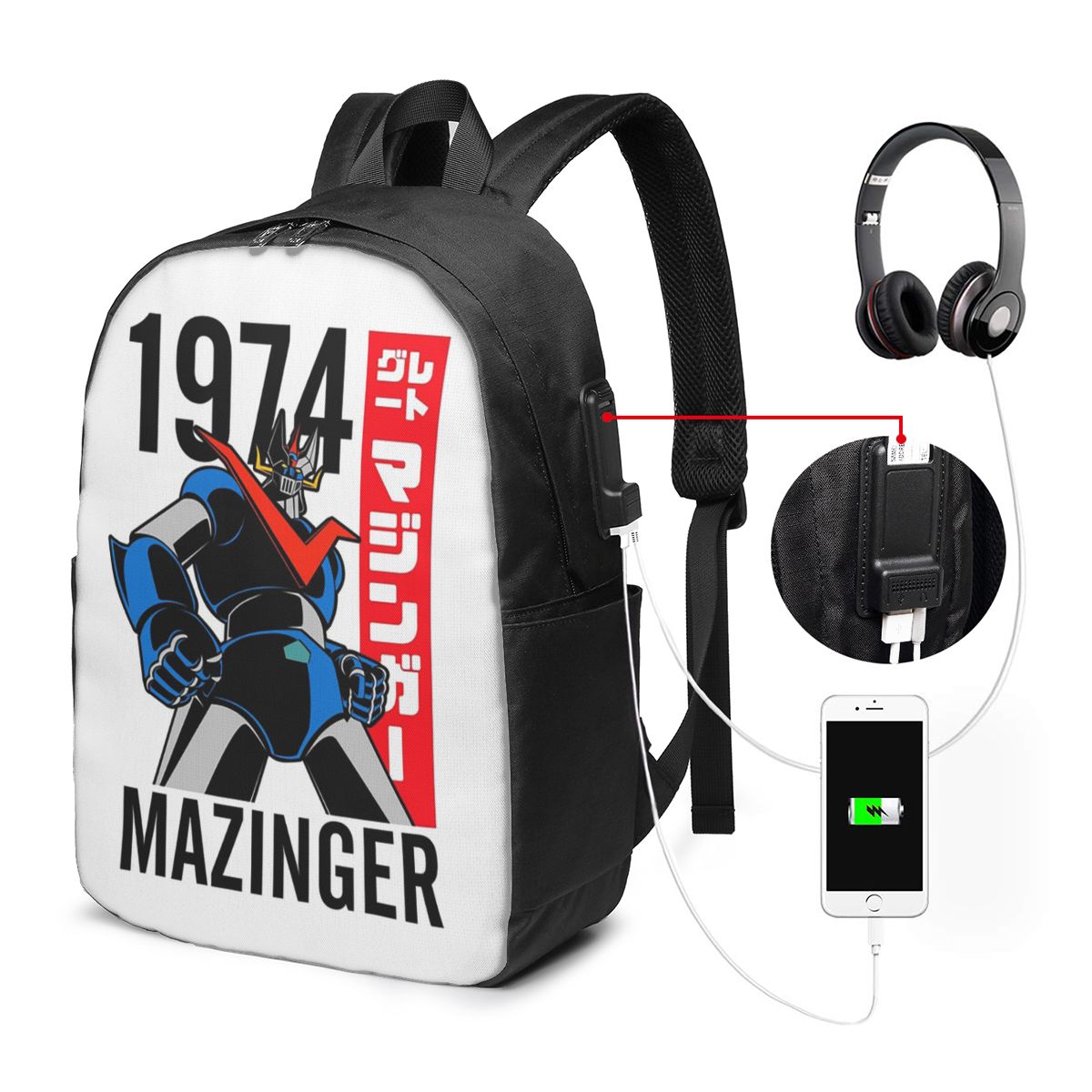Mazinger Z Mad Robot Grendizer - Travel Bags incelemesi ve fiyatı