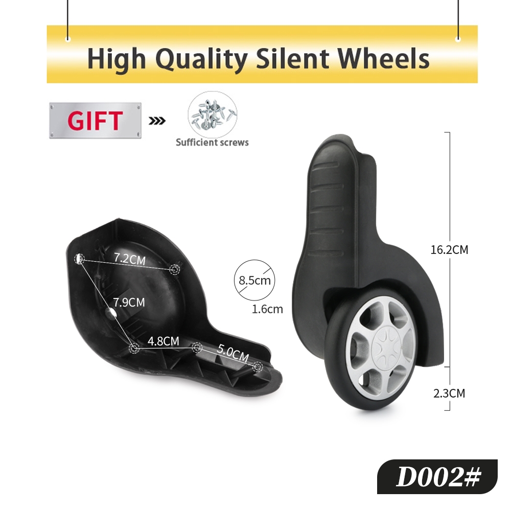 Bagaj Sabit Yüksek Kaliteli Te - Silent Replacement Luggage Wheels incelemesi ve fiyatı